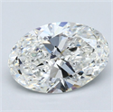 Diamante Natural 2.20 quilates, Ovalado , Color G, claridad VS1 y certificado GIA