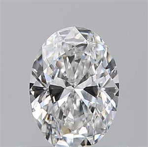 Picture of Natural Diamond 0.50 Carats, Oval with  Cut, E Color, VVS1 Clarity and Certified by GIA