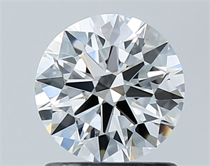 Foto Diamante Natural 1.01 quilates, Redondo , Color F, claridad IF y certificado GIA de