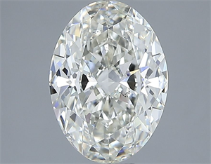 Picture of Natural Diamond 1.70 Carats, Oval with  Cut, J Color, SI1 Clarity and Certified by IGI