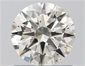 Natural Diamond 0.90 Carats, Round with Very Good Cut, I Color, SI1 Clarity and Certified by IGI