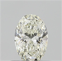 Natural Diamond 0.52 Carats, Oval with  Cut, J Color, IF Clarity and Certified by GIA