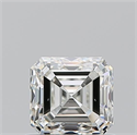 Diamante Natural 0.90 quilates, Asscher , Color J, claridad VS2 y certificado GIA