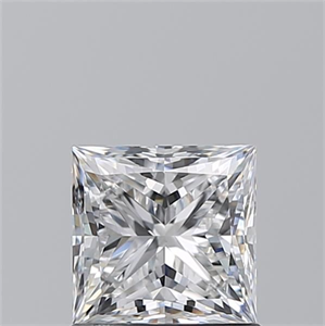 Picture of Natural Diamond 1.05 Carats, Princess with  Cut, D Color, VS1 Clarity and Certified by GIA