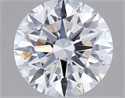 Lab Grown Diamond 1.06 Carats, Round with Ideal Cut, D Color, VVS2 Clarity and Certified by IGI