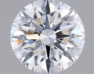 Picture of Lab Grown Diamond 1.06 Carats, Round with Ideal Cut, D Color, VVS2 Clarity and Certified by IGI
