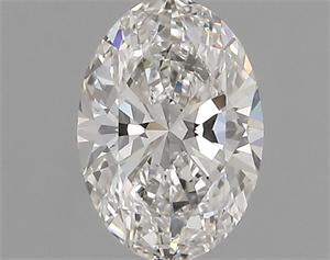 Picture of Natural Diamond 0.60 Carats, Oval with  Cut, H Color, VVS2 Clarity and Certified by GIA