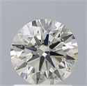 Natural Diamond 1.03 Carats, Round with Very Good Cut, L Color, I1 Clarity and Certified by GIA