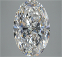 Natural Diamond 5.03 Carats, Oval with  Cut, F Color, IF Clarity and Certified by GIA