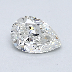 Foto Diamante Natural 1.00 quilates, De pera , Color H, claridad SI1 y certificado GIA de
