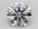Lab Grown Diamond 6.02 Carats, Round with Ideal Cut, E Color, VVS2 Clarity and Certified by IGI
