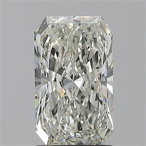 Picture of Natural Diamond 1.53 Carats, Radiant with  Cut, J Color, SI2 Clarity and Certified by GIA