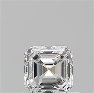 Foto Diamante Natural 0.70 quilates, Asscher , Color G, claridad VVS2 y certificado GIA de