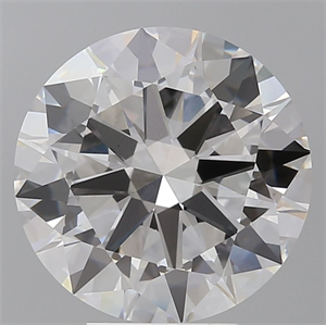 Picture of Lab Grown Diamond 5.59 Carats, Round with Excellent Cut, E Color, VVS2 Clarity and Certified by IGI