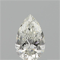 Natural Diamond 0.60 Carats, Pear with  Cut, H Color, VVS2 Clarity and Certified by GIA