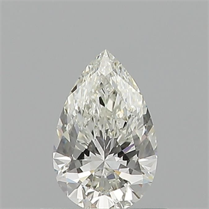 Picture of Natural Diamond 0.60 Carats, Pear with  Cut, H Color, VVS2 Clarity and Certified by GIA