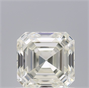 Natural Diamond 0.91 Carats, Asscher with  Cut, H Color, IF Clarity and Certified by IGI