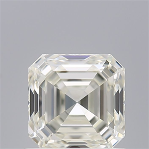 Foto Diamante Natural 0.91 quilates, Asscher , Color H, claridad IF y certificado IGI de