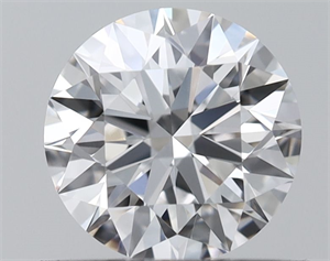 Foto Diamante Natural 0.43 quilates, Redondo , Color E, claridad IF y certificado GIA de