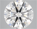 Lab Grown Diamond 7.38 Carats, Round with Ideal Cut, G Color, VS1 Clarity and Certified by IGI