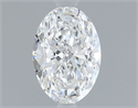 Natural Diamond 0.51 Carats, Oval with  Cut, D Color, VVS1 Clarity and Certified by GIA