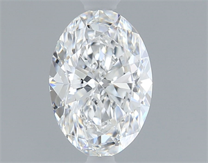 Picture of Natural Diamond 0.51 Carats, Oval with  Cut, D Color, VVS1 Clarity and Certified by GIA