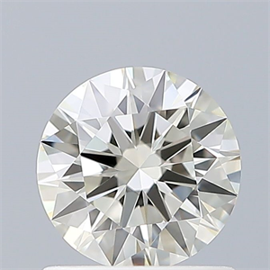 Picture of Natural Diamond 0.77 Carats, Round with Excellent Cut, I Color, VVS1 Clarity and Certified by IGI