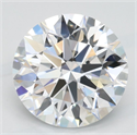 Lab Grown Diamond 2.20 Carats, Round with Excellent Cut, D Color, VVS1 Clarity and Certified by GIA