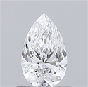 Diamante Natural 0.40 quilates, De pera , Color D, claridad VS2 y certificado GIA