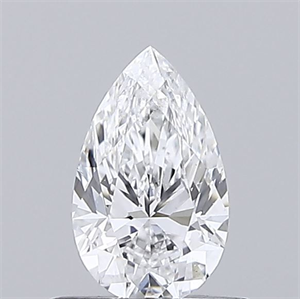 Picture of Natural Diamond 0.40 Carats, Pear with  Cut, D Color, VS2 Clarity and Certified by GIA