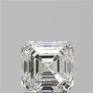 Picture of Natural Diamond 1.50 Carats, Asscher with  Cut, J Color, VS1 Clarity and Certified by GIA