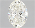 Natural Diamond 0.52 Carats, Oval with  Cut, I Color, VS1 Clarity and Certified by GIA