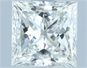 Natural Diamond 0.93 Carats, Princess with  Cut, H Color, IF Clarity and Certified by IGI