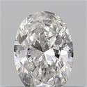 Natural Diamond 0.20 Carats, Oval with  Cut, J Color, VS1 Clarity and Certified by GIA