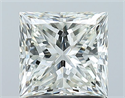 Natural Diamond 1.51 Carats, Princess with  Cut, J Color, SI1 Clarity and Certified by GIA