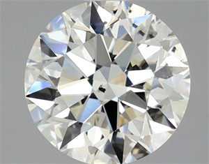Picture of Natural Diamond 1.21 Carats, Round with Excellent Cut, I Color, SI1 Clarity and Certified by GIA