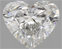 Natural Diamond 2.01 Carats, Heart with  Cut, H Color, SI2 Clarity and Certified by GIA