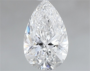 Picture of Natural Diamond 0.71 Carats, Pear with  Cut, E Color, SI1 Clarity and Certified by GIA