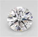 Lab Grown Diamond 1.03 Carats, Round with Excellent Cut, D Color, VVS2 Clarity and Certified by IGI