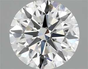 Picture of Lab Grown Diamond 1.02 Carats, Round with Excellent Cut, D Color, VS2 Clarity and Certified by IGI