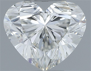 Picture of Natural Diamond 0.70 Carats, Heart with  Cut, I Color, VVS2 Clarity and Certified by IGI