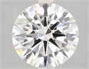 Lab Grown Diamond 1.89 Carats, Round with Ideal Cut, E Color, VS1 Clarity and Certified by IGI