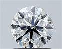 Natural Diamond 1.00 Carats, Round with Very Good Cut, G Color, SI1 Clarity and Certified by GIA