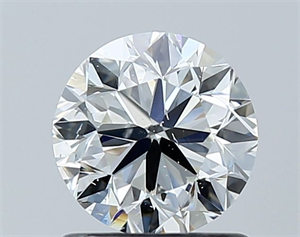 Picture of Natural Diamond 1.00 Carats, Round with Very Good Cut, G Color, SI1 Clarity and Certified by GIA