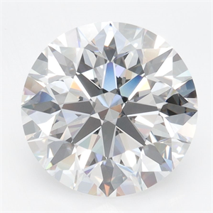 Picture of Lab Grown Diamond 4.01 Carats, Round with Ideal Cut, E Color, IF Clarity and Certified by IGI
