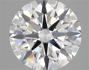 Picture of Lab Grown Diamond 2.81 Carats, Round with Ideal Cut, D Color, VVS2 Clarity and Certified by IGI