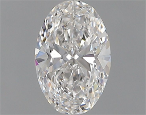 Foto Diamante Natural 0.43 quilates, Ovalado , Color E, claridad SI1 y certificado GIA de