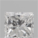 Natural Diamond 0.24 Carats, Princess with  Cut, E Color, VS2 Clarity and Certified by IGI