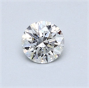Diamante Natural 0.50 quilates, Redondo , Color H, claridad VS2 y certificado GIA
