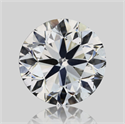 Natural Diamond 0.70 Carats, Round with Very Good Cut, G Color, SI1 Clarity and Certified by GIA